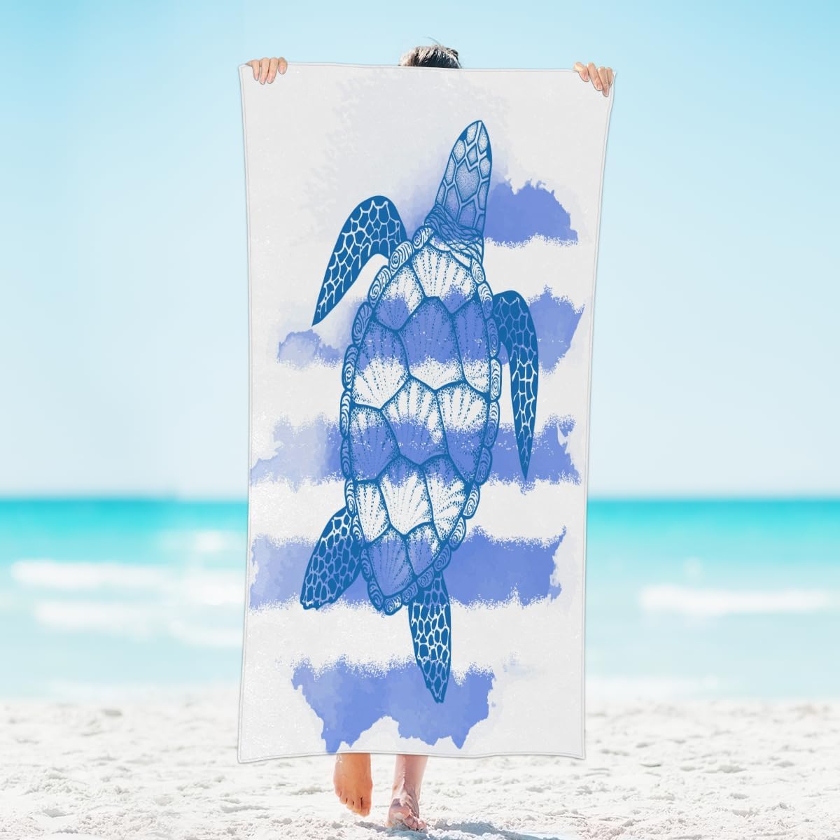 

Microfiber Fruit Beach Towels Sand Free Quick Dry Lightweight Travel Bath Towels Large Oversized,Sweet Watermelon Pool Towels W30*H60(CM)