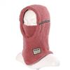 Winter cold weather gear: Poggle hood neck warmer mask fur hat