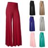 Women's Soft Wide Leg Pants Spring Summer Thin Stretch High Waist Palazzo Korean Casual Pants Loose Oversize Floor Pant