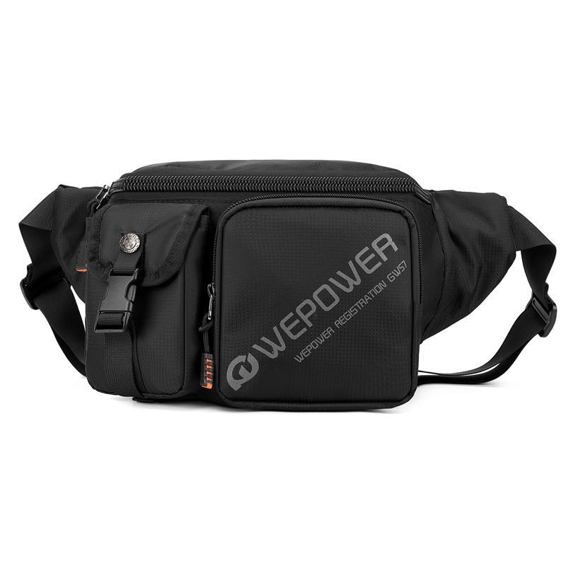 Men's Waist Packs Chest Bag High Quality Nylon Crossbody Shoulder Bag Fashion Casual Men Bag Handbag Male Fanny Bag Sling Bags