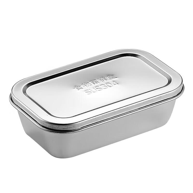 

Mei Chu 304 Stainless Steel Food Sample Retention Box with Steel Lid