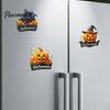 Halloween Decoration Magnets 1/3Pcs Pumpkin Fridge Magnet, Ghost Castle Candle Office Decorative Refrigerator Acrylic Magnetic for Holiday Party