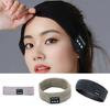 Bluetooth-compactible Headband Wireless Stereo Sound 3-6 Hours Battery Life Stereo Music Sports Fitness Hair Band