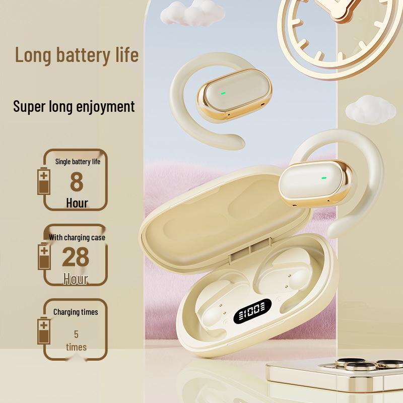 Over-Ear Bluetooth Sports Earphones with Noise Reduction & Long Battery Life