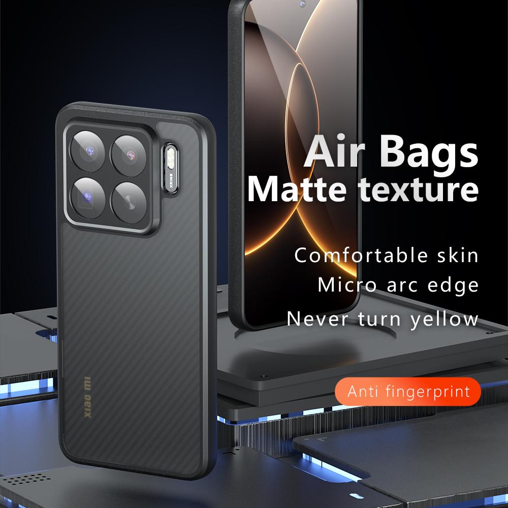 For Xiaomi 15S Pro Case Drop Proof TPU+PC Matte Back Phone Cover