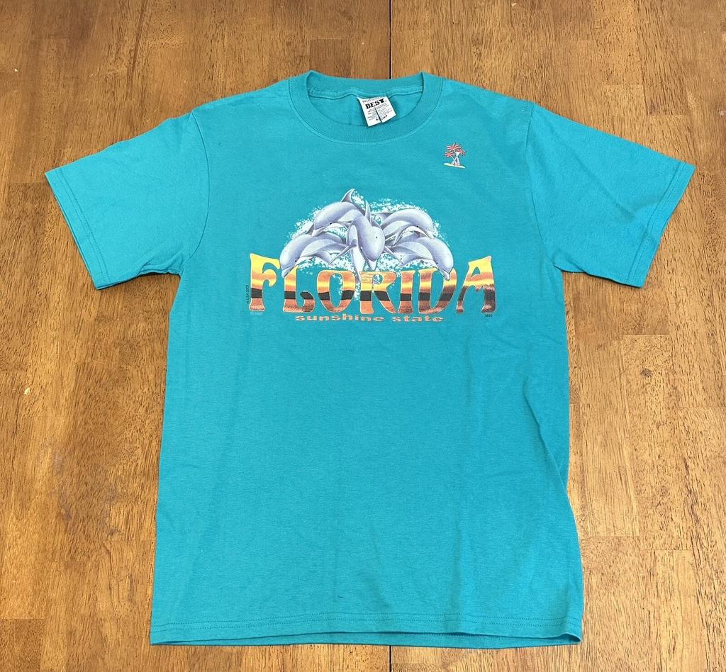 Vintage Florida T Shirt Small Dolphins Y2K Destination