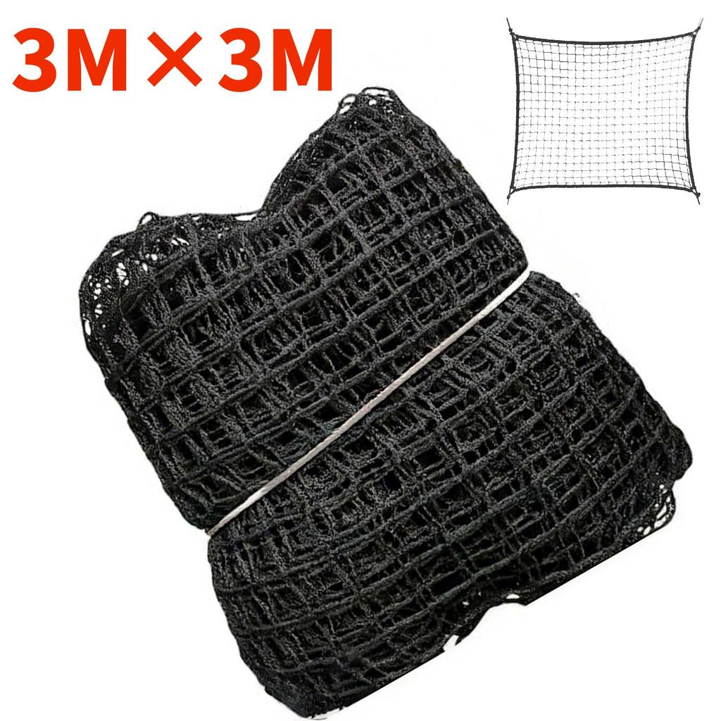 Knotless golf practice net, suitable for golf driving ranges, swing practice, garages, baseball, tennis, soccer, and pitching practice. Large size