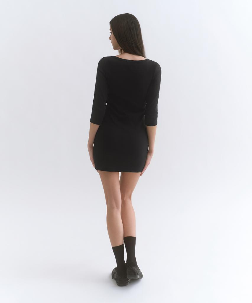 MUSINSA STANDARD WOMAN Women'S Jersey Mini Dress [Black]