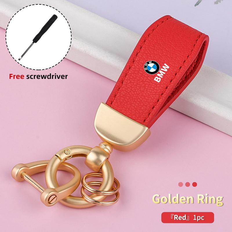 

For BMW Luxury Leather Car Logo Key Chain Keyring Keychain Car Styling G30 G20 M3 M5 E91 E92 E93 E36 E70 X3 X4 X5 X1 E39 F30