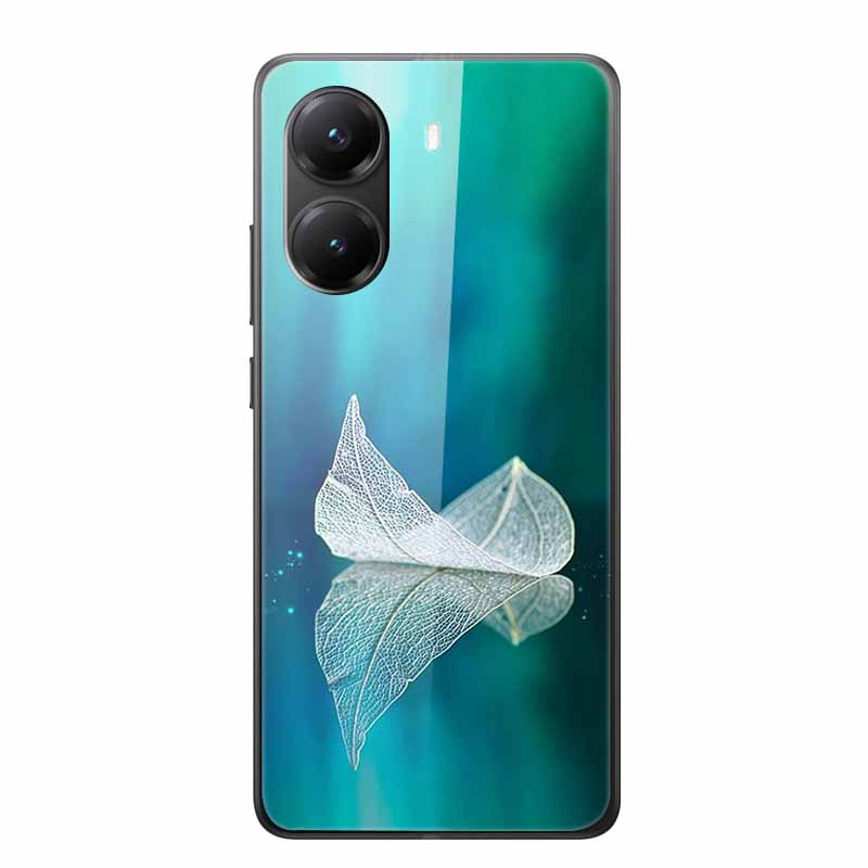 Tempered Glass Case For Xiaomi Poco X7 Pro Case Hard Glass Back Cover Soft TPU Bumper For Redmi Turbo 4 Phone Case X7Pro Turbo4
