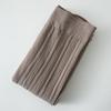 Grey See-through Cable Knit Leggings for Women - Spring & Autumn Thin Style Pantyhose That Stay Up