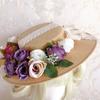 Summer Women Lolita's Hat Tea Party Hat Outdoor Sunscreen Flower Decor Sunshade Flat Hat Summer Beach Vacation Hats
