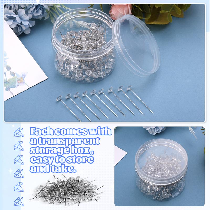 140/260 Sewing Pins Corsage Pins Straight Pins Flower Arrangements Supplies Boutonniere Pins for Making Corsage for Sewing
