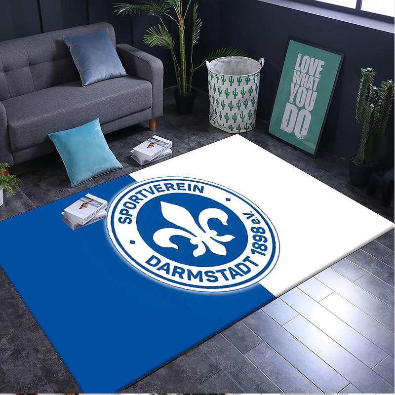 1PC Rug Sport Darmstadt Carpet, Chair Rug,Area Rug for Office Bedroom Living Rooms Bedroom, Doormat Decor Christmas Fan Gifts