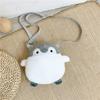 White Cartoon Penguin Cosplay Crossbody Bag With Nylon Lining And Inner Pocket For Teens