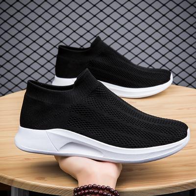 Atletizm Spor Ayakkabıları Erkek Yürüyüş Ayakkabıları Spor Ayakkabıları Erkek Nefes Alabilir Erkek Günlük Ayakkabılar Yeni Stil Koşu Spor Ayakkabıları Slip On Loafer'lar Erkek