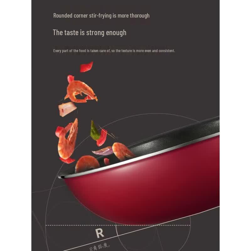 Supor 30cm Non-Stick Universal Wok & Frying Pan