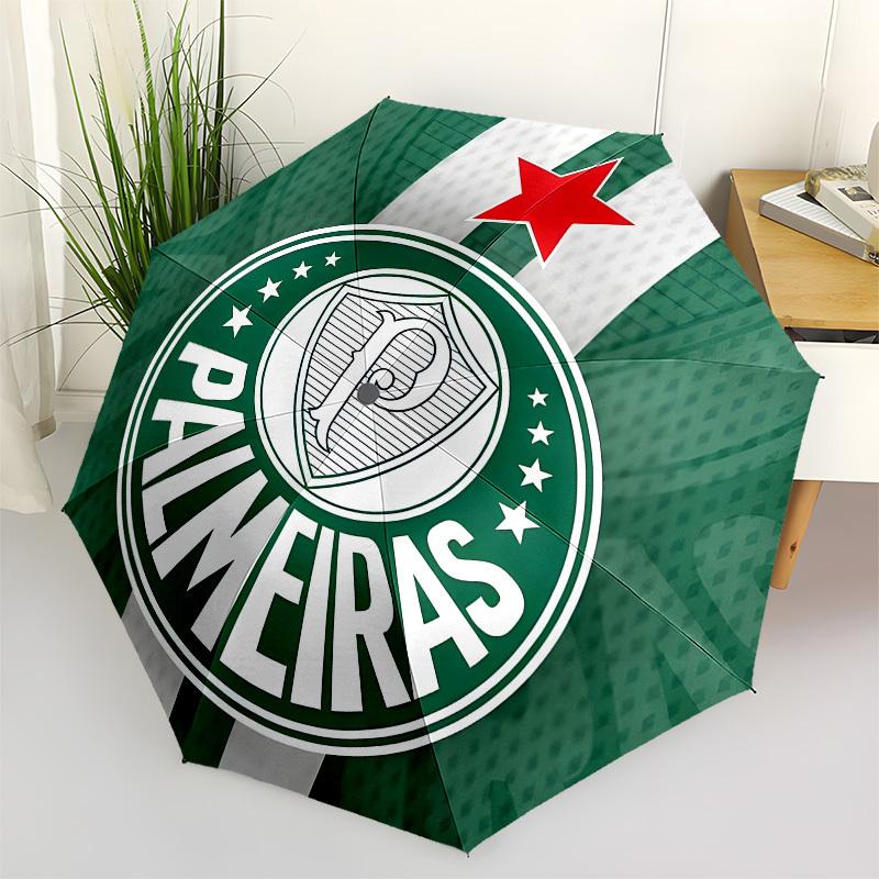 

Palmeiras, Badge Automatic Opening and Closing, 8 rib Structure Portable Umbrella, Suitable for Men and Women in All Seasons Perfect Gift f