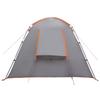 Cabin Tent Gray and Orange 210 x 210 x 138 cm Polyester