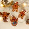 Gingerbread Man Resin Ornaments - Christmas Tree Decorations
