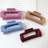 2026 Soft Silicone Square Shark Hair Claw, Gentle No-Damage Hair Clip for Women