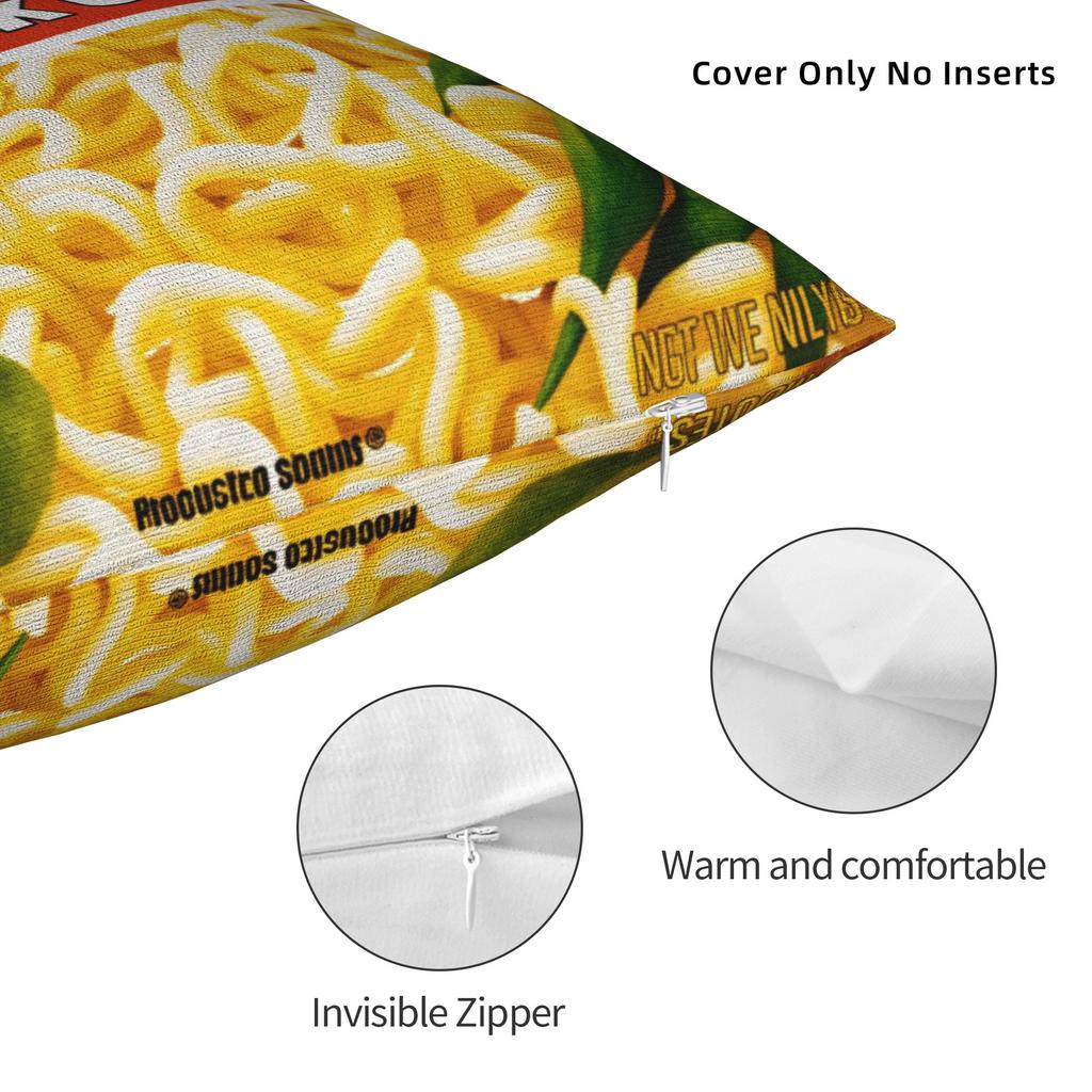Maruchan Ramen Noodle Soup Pillow Case  Custom Pillow Cover For Sofa Home Decor Novelty Pillowcases