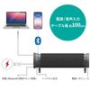ELECOM Speaker Soundbar Style for Tablet behav Black [Wired/Bluetooth Compatible] PC, TV, Smartphone, - SP-PCBS01UBK