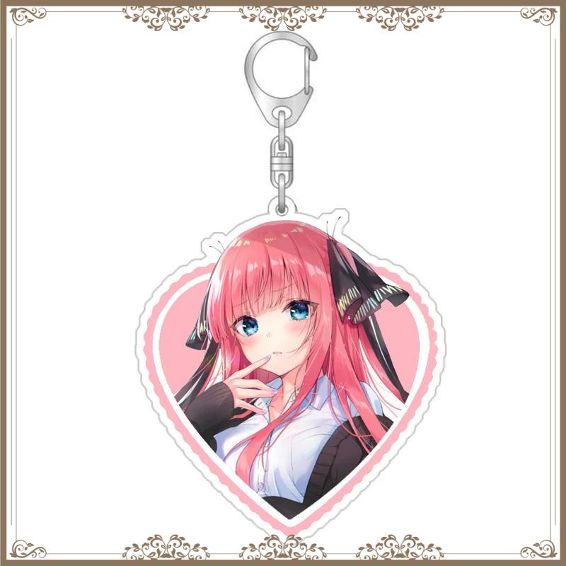 Die Quintessentiellen Schwestern Niedliche Nakano Fünflinge Schlüsselanhänger Nino Ichika Schlüsselanhänger Yotsuba Itsuki Taschenanhänger Baji Trendige Waren Geschenk