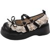Chaussures Mary Jane pour femmes de créateur avec nœud papillon élégant, talon épais, chaussures de soirée à la mode, sandales à plateforme