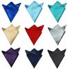 for Wedding Dress Party Men Satin Plain Solid Square Pocket Silk Pocket Square Hanky Handkerchief