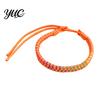 Cavigliere Intrecciate Minimaliste Bracciale da Surfista, Braccialetti Colorati Regolabili Fatti a Mano per Amicizia Donna Boho Polso Uomo Cavo in Poliestere Resistente Polso