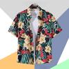 Flower Shirt Men's Short-sleeved Summer Loose Casual Shirt