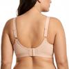 Plus Size Women Wireless Bra Large Cup Push Up Full Coverage Comfort Bra Big Bust Shaping Lingerie Curvy Women Underwear