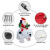 Creative Movable Santa Claus Inflatables Outdoor Hanging Blow Up 2026 Christmas Decoration for Holiday Party Garden New Year