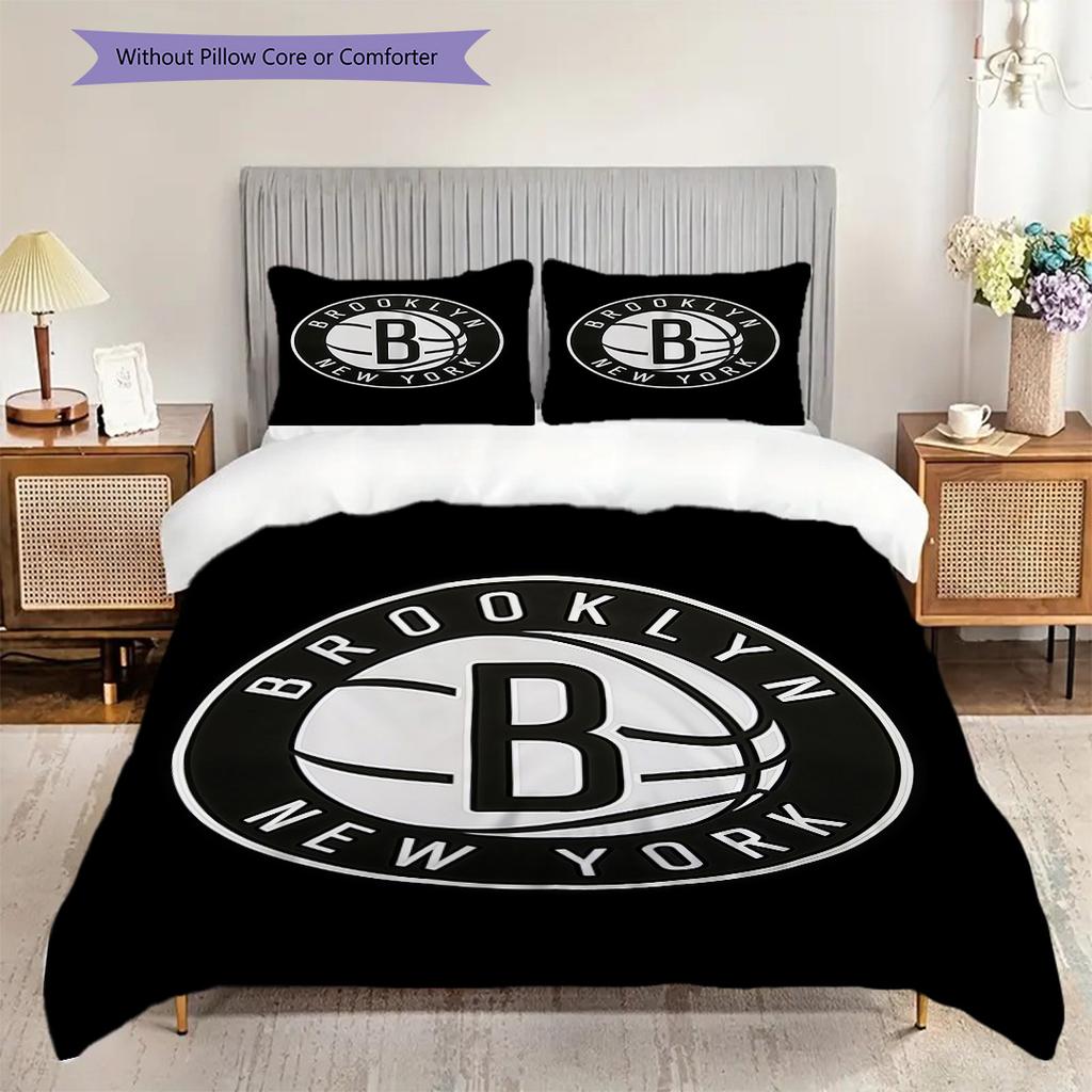 Toronto Raptors Passion Court Bedding(1 * Duvet Cover + 2 * Pillowcase, Without core)Soft and Comfortable Duvet Cover and Pillowcase