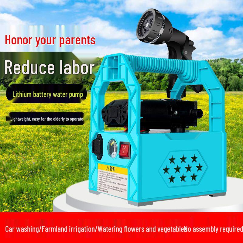 Rechargeable Lithium Battery Water Pump for Outdoor and Household Irrigation