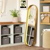 Full Body Mirror With Metal Frame 160 X 50 Cm Gold Colored Frame For Living Room Bedroom