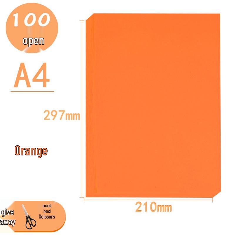 A4 Colored Handmade Origami Paper, 80gsm for Kindergarten & Primary Students