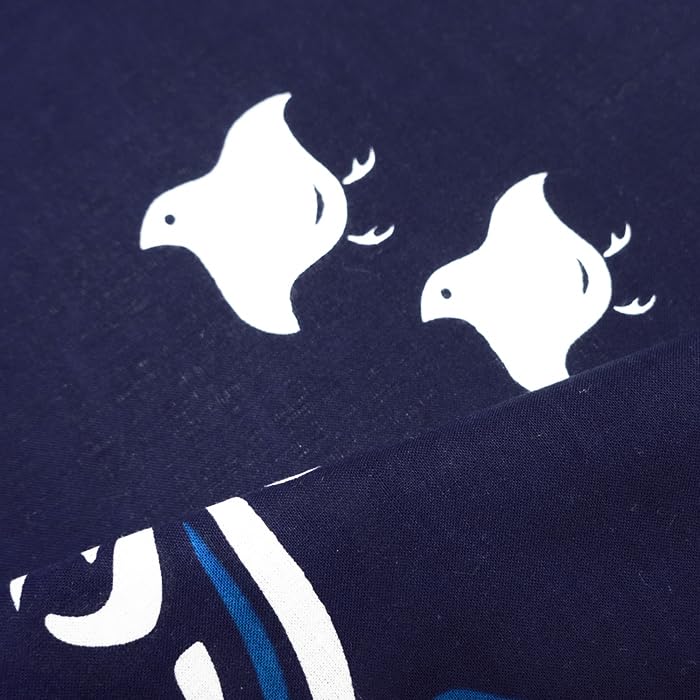 Dyeing Anbo Hand Towel the Waves of Authentic Dyed Cotton Tokuoka Made in Japan 35cm x 100cm "Walking Ban" 100%