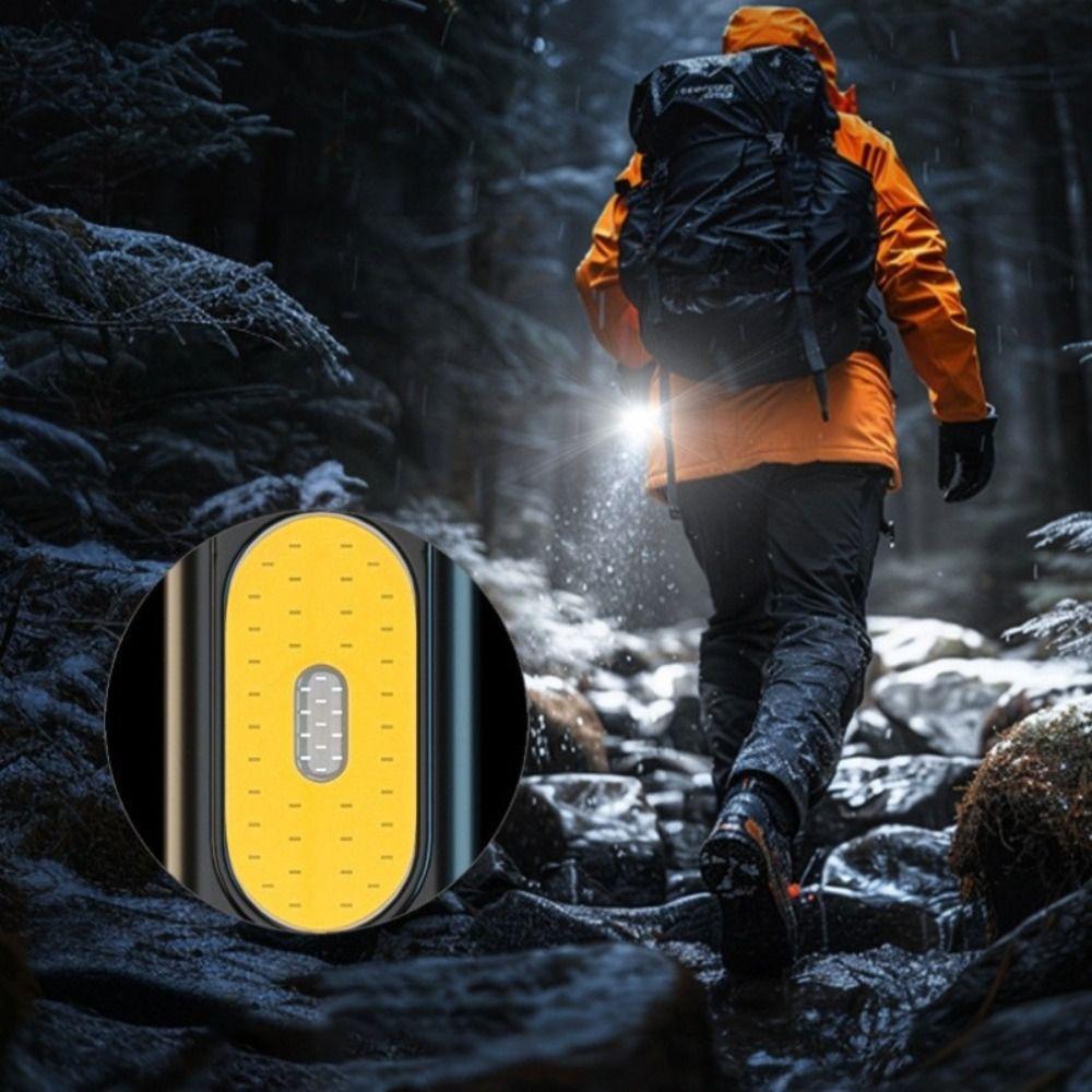 Rechargeable LED Keychain Flashlight 550LM EDC Flashlight Portable Mini Torch Light  For Emergency