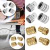4 Pieces Garden Hose Quick Connect Water Hose Fitting 3/4 Inch Repair Parts High Performance Pressure Washer Adapters
