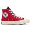 Converse Chuck 70 hi Comfortable & Stylish Durable & Lightweight High Top Canvas Shoes Unisex & Gender White & Red Stitching