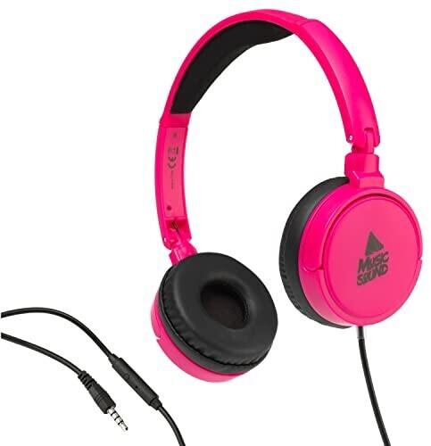 Наушники Cellular Line Music Sound COLOR розовый