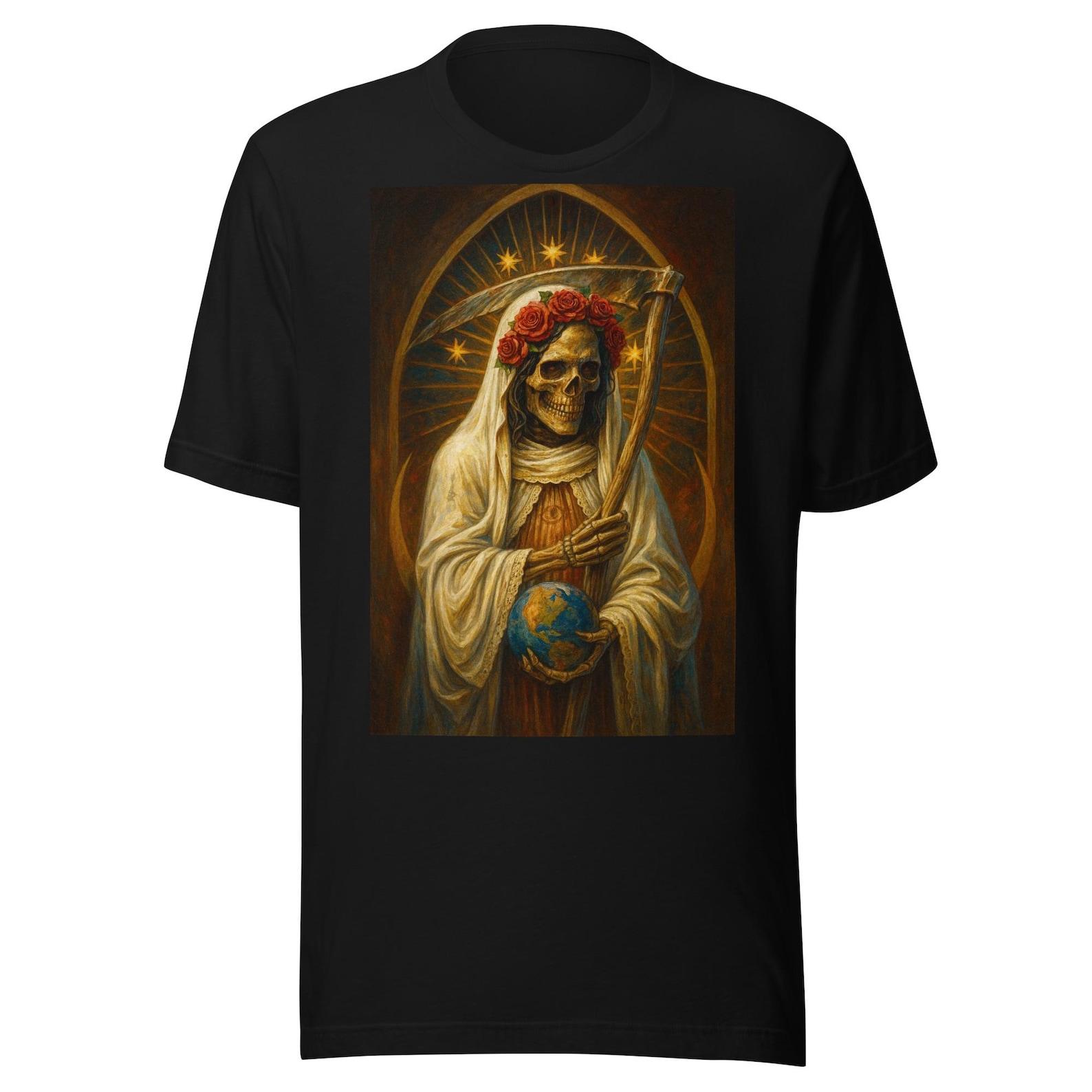Santa Muerte Protectora del Mundo Unisex t-shirt 2XL