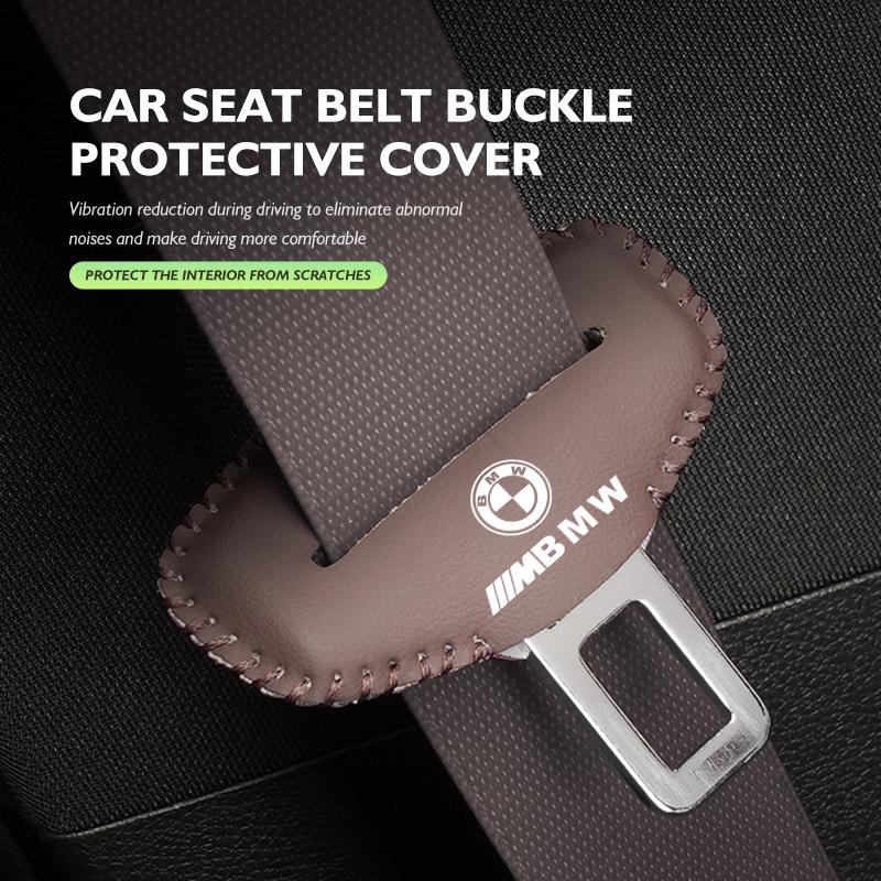 Car Seat Belt Buckle Protector Anti-Scratch Adjusting Clip For BMW Performance M E87 E30 E46 E28 F35 G20 E93 F20 X3 X YF4