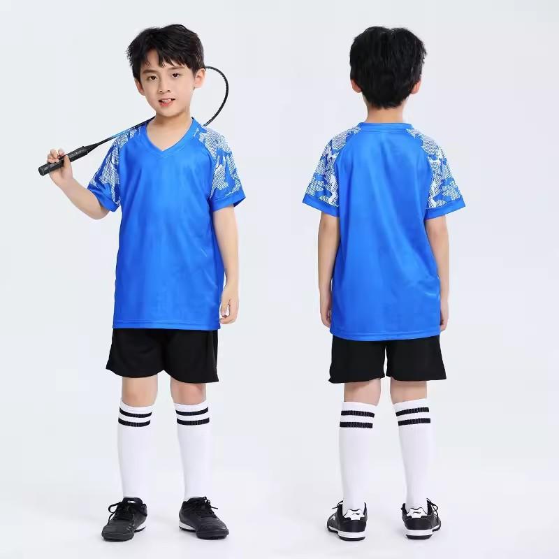 Kids Sports Jerseys Badminton Table Tennis Volleyball Training Breathable Activewear Boys Girls
