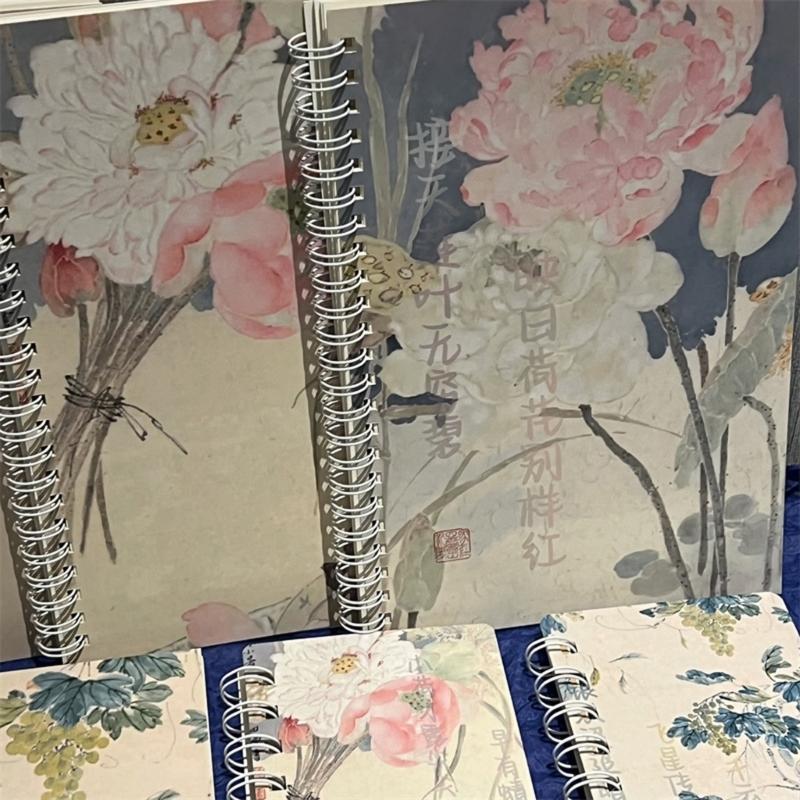 4Pcs Twin Coil Binding Notebook Journal 100 Page Wide Lined for Writing Note Taking College Ruled Note Book Notepad