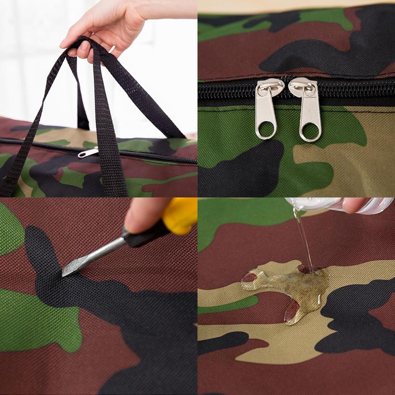 Camouflage Luggage Moving House Big Bag Thick Waterproof Oxford Cloth Large Capacity Quilt Storage Bag Travel Camping Bag