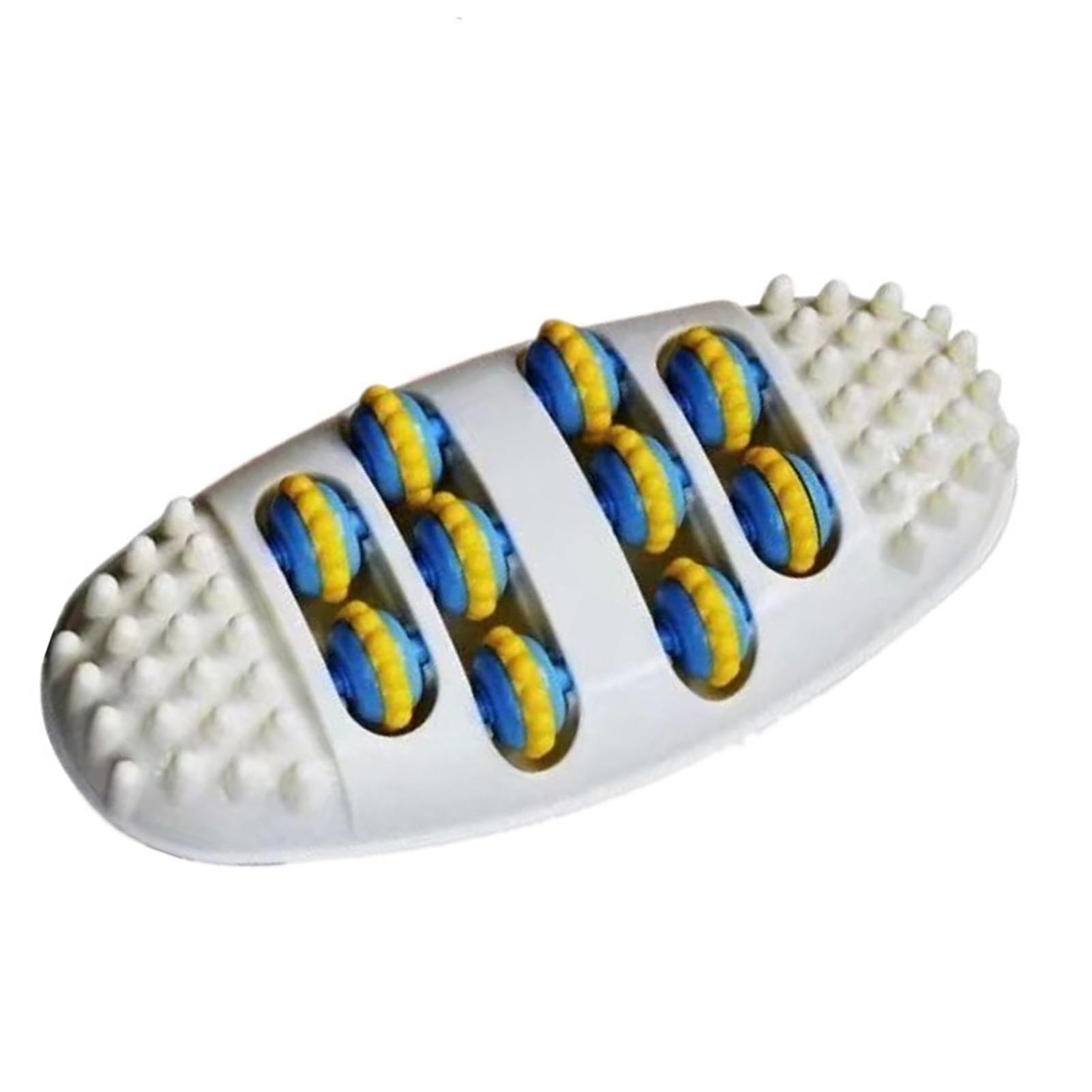 

Двойной роликовый массажер для ног, уменьшение усталости, многофункциональный декомпрессионный массаж акупунктурных точек ног