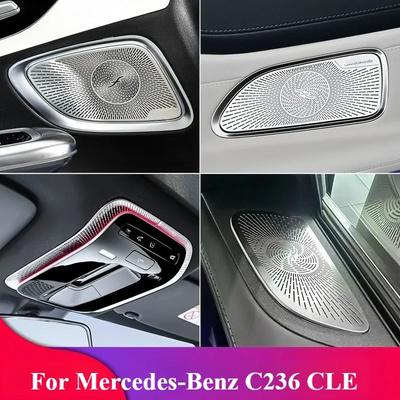 For Mercedes-Benz C236 CLE-class Modified Car Door Audio Speaker Mesh Trim